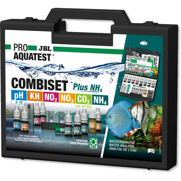 JBL PROAQUATEST COMBISET Plus NH4 Testkoffer für Wasserwerte inkl. Ammonium-Test